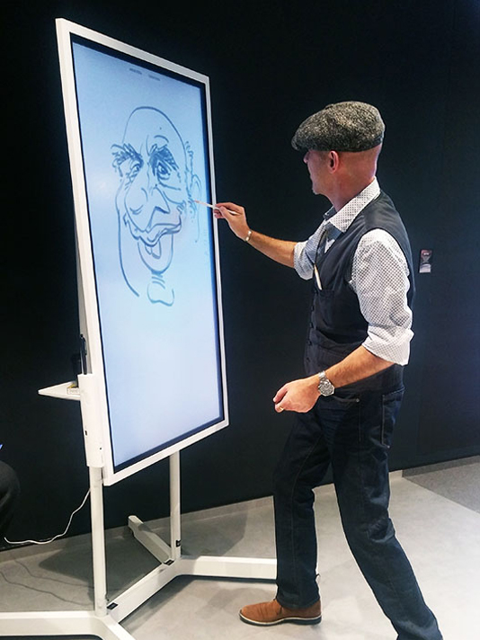 corporate caricature artists in Las Vegas, NV